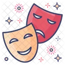 Face Masks Carnival Masks Props Icon