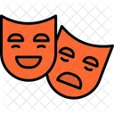 Theater Masks Comedy Drama Icon