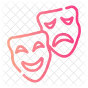 Theater Masks Art Comedy Icon