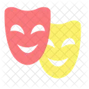Comedy Masks Theater Drama Icône