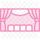 Theater Stage Performance Drama Icon