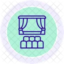 Stage Theater Performance Icon
