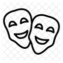 Theatermaske  Symbol