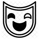 Theatermaske Karnevalsmaske Augenmaske Symbol
