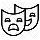 Theatermaske Karnevalsmaske Augenmaske Symbol