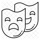 Theatermaske  Symbol