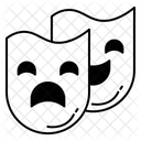 Theatermaske Karnevalsmaske Augenmaske Symbol