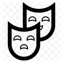 Theatermaske Karnevalsmaske Augenmaske Symbol