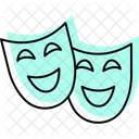 Theater Maske Offset Drift Symbol