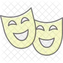 Theatermaske Shad Glow Symbol