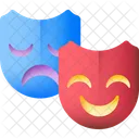 Theatermaske Karnevalsmaske Augenmaske Symbol
