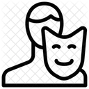 Theatermaske  Symbol