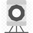 Theodolit Vermessung Instrument Symbol