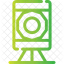 Theodolit Vermessung Instrument Symbol