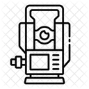 Theodolite Arpentage Instrument Icône