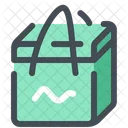 Thermal Bag Food Delivery Shipping Icon