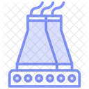 Thermal Energy Duotone Line Icon Icon