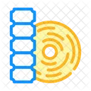 Thermal Label Color Icon