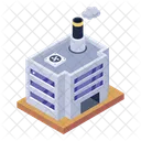 Thermal Plant Power Station Thermoelectric Plant Icon