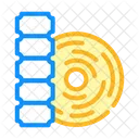 Thermo Etikett Farbe Symbol