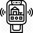 Thermografie Hausinspektion Warmebildgebung Symbol