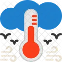 Thermometer Temperature Gauge Heat Measurement Icon