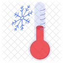 Thermometer Kalte Winter Icon