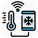Thermometer Smartphone Temperature Icon