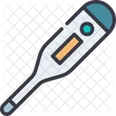 Thermometer Measures Gradient Icon