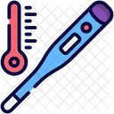 Digital Thermometer Fever Icon