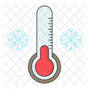 Thermometer Snowflake Winter Icon