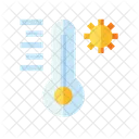 Thermometer Medical Sun Icon