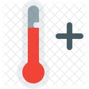 Thermometer Plus Temperature Icon