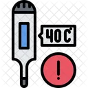 Thermometer Temperature Warning Icon