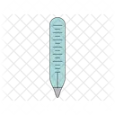 Thermometer Colored Outline Style Medical Icon Hospital Icon