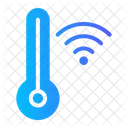 Thermometer Smart Temperature Internet Of Things Icon