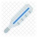 Color Digital Thermometer Fever Scale Icon