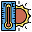Thermometer Temperature Hot Summer Heat Icon
