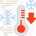 Thermometer Falling Temperature Decrease Dropping Temperatures Symbol