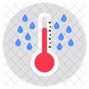 Thermometer Rainy Temperature Temperature Gauge Icon