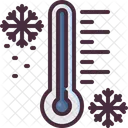 Thermometer Kalte Wetter Symbol