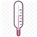 온도계 온도 측정 아이콘