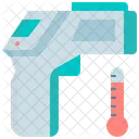 Thermometer Massnahmen Gradient Symbol