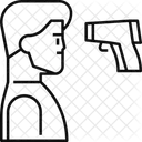 Thermometerpistole Thermopistole Korpertemperatur Symbol