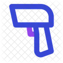 Thermometerpistole Prufen Temperatur Symbol