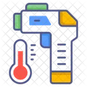 Thermometerpistole Thermometer Temperatur Symbol