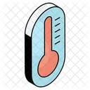 Temps Chaud Chaleur Thermometre Icône