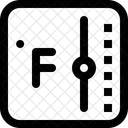 Thermometre Fahrenheit Degre Icône