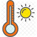 Thermometre Cloud Rain Icon