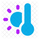 Thermometre Chaud Icône